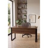 Yurupa Dante 140X60 Metal Ayaklı Çalışma Masası Ofis Bilgisayar Masası Ceviz Dan1-Ce - Renk
