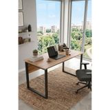 Yurupa Dante 140X60 Metal Ayaklı Çalışma Masası Ofis Bilgisayar Masası Sepet Dan1-S