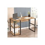 Yurupa El8 Elanor 120cm Metal Çalışma Masası Kitaplıklı Ela8-a Atlantik Çam
