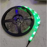 Yürüyen Şerit Led Akar Led 5 Metre Silikonlu Dış Mekan Yeşil Renk