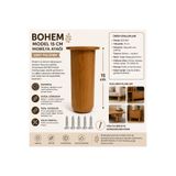 yusa stores Bohem Model 15 cm Mobilya Ayağı Söğüt Rengi Sert Polimer Koltuk Dolap Tv Ünitesi Ayağı
