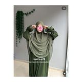 Yüsra Collection Erva Abaya Ve Gölgeli Sufle 2”li Takım