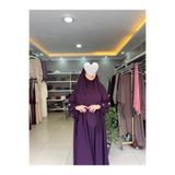 Yüsra Collection Papatya Nakışlı Liza Elbise Ve Kısa Sufle 2”li Takım