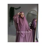 Yüsra Collection Papatya Nakışlı Liza Elbise Ve Uzun Sufle 2”li Takım