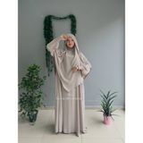 Yüsra Collection Sahra Takım Elbise ve Sufle 2”li Takım - Bej - Standart