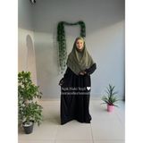 Yüsra Collection Tesettür Orta Boy Şifon Sufle - Açık Haki