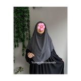 Yüsra Collection Tesettür Orta Boy Şifon Sufle Füme