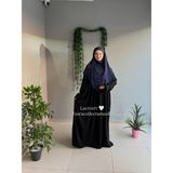 Yüsra Collection Tesettür Orta Boy Şifon Sufle Lacivert
