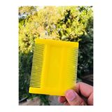 Yüsra Shop 1 Adt Bit Tarağı Özel Dişli Plastik Sık Dişli Tarak Sarı Tarak Bit banyo Tarağı Sarı renk lice comb