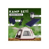 Yussraw 4-8 kişi 6 gen taşınabilir otomatik çadır ve seti yatak_kamplambası_pompa_yastık 280*280*160