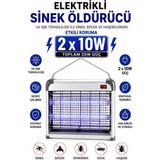 Yussraw Elektrikli Sivrisinek Yok Edici Sinek Öldürücü Büyük Boy Hem Gece Lambası Güçlü Öldürücü 10-10 Waat