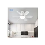 Yussraw Yeni 2IN1 Led Işık ve Fan Sessiz 3 Renk Modu ve 3 Hız Modu Kumandalı Tavan Vantilatörü