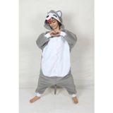 Yüsü Çocuk Kigurumi Sibirya Kurdu Kurt Kostümü Hayvan Kostümü