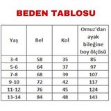 Yüsü Kaslı Batman Kostümü - Siyah - 3 - 4 Yaş