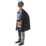 Yüsü Kaslı Batman Kostümü - Siyah - 5 - 6 Yaş