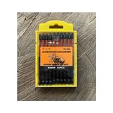 Yüsü Yusu Impact Bits Uç Ph2 Sac Vida Sıkma Ucu 90MM Ph2 Bits Uç Carbon Çelik 10PCS - PH2*90MM - Siyah