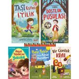 Yusuf Öztoprak Kitaplığı - 2.3. Sınıf-Taşı Eriten Iyilik, Dostluk Pusulası - Peygamberimin Sav, Hayal Tepelerine Yolculuk, Bay Tekir ve Onun Tuhaf, Bir Günlük Kral(5kitap)