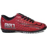 Yusuf Shoes Yusufshoes Boğazlı Çocuk Yetişkin Dişsiz Halı Saha Futbol Ayakkabısı - Kırmızı