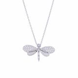 Yusufçuk Model-1 Baget Zirkon Taşlı 925 Ayar Gümüş Kadın Kolye