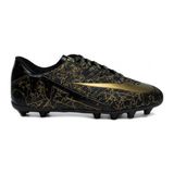 Yusufshoes Yetişkin Çocuk Halısaha Futbol Ayakkabısı Krampon - Siyah - Altın