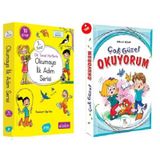 Yuva 1.Sinif Dik Temel Harflerle Okumaya Ilk Adim + Cok Guzel Okuyorum Hikaye Seti 20 Kitap