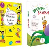 Yuva 1.Sinif Dik Temel Harflerle Okumaya Ilk Adim + Salyangoz Hikaye Seti 20 Kitap