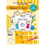 Yuva Dik Temel Harflerle Yeni Satır Aralıklarına Uygun Standart Çizgili Yazı Defteri