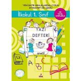 Yuva Ilkokul 1. Sınıf Yazı Defteri Standart Dik Çizgili Büyük - Dik Temel Harflerle