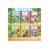 Yuva Yayınları Yuva 1. Sınıf Hikaye Seti 6 set 60 Kitap Her Kitap 16 Sayfa Şeffaf ayraç ve bez çanta hediyeli