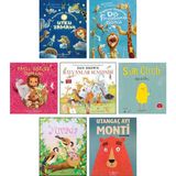 Yuvada - Utangaç Ayı Monti - Tatlı Sözler Ormanı - Hayvanlar Senfonisi - Sarı Civciv - Hayvanat Bahçesinde Uyku Zamanı - Hayvanat Bahçesinde Diş Fırçalama Günü 7 Kitap Set