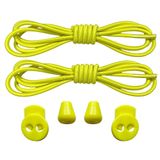 Yuvarlak, Akıllı, Kilitle, Tak-Bırak Bağcık, Yeni Nesil, Bağlamaya Gerek Olmayan Bot, Spor, Klasik Ayakkabı Bağcığı,Elastik 100 cm,1 Çift (Sarı)