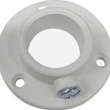 Yuvarlak Askı Flanşı Beyaz ( 10 Adet )