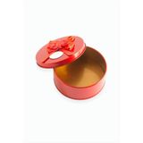 Yuvarlak Boş Kırmızı Metal Kutu 9 cm 99688