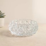 Yuvarlak Cam Küllük 12.8 Cm (Diamond Kristal)