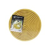YUVARLAK ÇİFT TARAFLI=DÜZ - DALGALI OYUK KANALLI AHŞAP BAMBU SUNUM TEPSİ 28CM (4604)