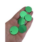 Yuvarlak Elbise Pvc Payet Pul Yesil 30Mm 625 Gram