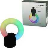 Yuvarlak Halka - Plastik Gövde Bluetooth Wireless Mini Hoparlör Speaker USB Şarjlı - Işıklı - 1