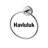 Yuvarlak Havluluk Krom Renk