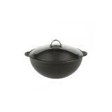Yuvarlak Kazan / Tencere - Çap(Ø)30 Cm. 6Lt. Cam Kapaklı