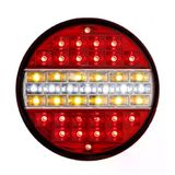 Yuvarlak Led Stop Lambası Hamburger Tip 12 Volt 4 Fonksiyonlu