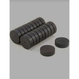 Yuvarlak Mıknatıs 50 Lı Mini Mıknatıs 1.5 cm Çapında Mıknatıs - 50 Adet - Siyah