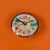 Yuvarlak Mıknatıslı Buzdolabı Saati - Asorti - 10 Cm