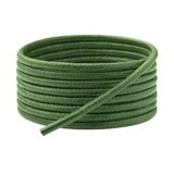 Yuvarlak Mumlu Ayakkabı Bağcığı, Casual, Bot, Klasik ve Spor Ayakkabılar İçin Bağcık, 1 Çift (Yeşil, 70 cm)