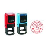 Yuvarlak Öğretmen Kaşesi - Aferin Kaşesi - Sırdaş R40 Kırmızı-Mavi