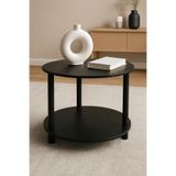 Yuvarlak Orta Sehpa 50 cm Çap – Modern MDF Salon Sehpası, Dayanıklı ve Şık Tasarım, Küçük Alanlar İçin İdeal Dekoratif Sehpa
