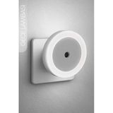 Yuvarlak Otomatik Gece Lambası Işığa Duyarlı Karanlık LDR Sensörlü Koridor Beyaz GC01