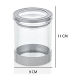 Yuvarlak Saklama Kabı 450 ml Stand - 0 Siyah - Option-1
