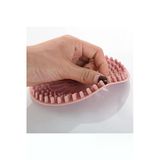 Yuvarlak Silikon Lavabo Ve Küvet Süzgeci, Lavabo Tıkacı Gider Koruyucu 12 Cm (Pembe Renk) Silikon