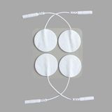 Yuvarlak Soketli Elektrot 3.2*3.2 cm ems Tens Cihazı Pin Girişli Elektrod , 2 Paket