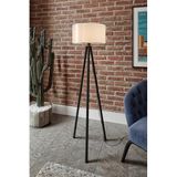 YUVARLAK TRİPOD Lambader Krem – Üç Ayaklı Modern Tasarım, Yumuşak Işık Yayan Krem Abajur, 50x50 cm Geniş Yüzey, 135 cm Yükseklik, E27 Duy Tipi ile Uyumlu, LED Ampul ile Kullanılabilir, Kolay Kurulumlu
